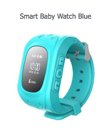 Голубые GPS часы Smart baby watch